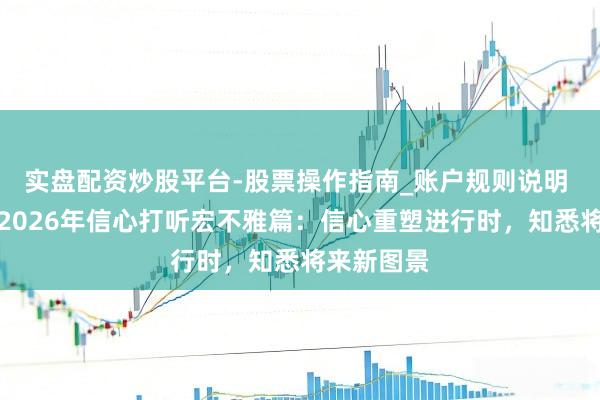实盘配资炒股平台-股票操作指南_账户规则说明 高力海外2026年信心打听宏不雅篇：信心重塑进行时，知悉将来新图景